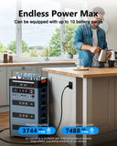 OSCAL Powermax 2400 Power Station with 2*200W solar panel