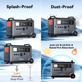 OSCAL Powermax 6000 Power Station with 400W solar panel