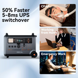 OSCAL Powermax 6000 with BP3600 expansion battery 7200Wh