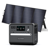 TALLPOWER V2400 Pro Power Station with 400W solar panel