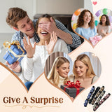 Sparkling Crystal Stone Braided Hair Clips for Women and Girls (Mix, 4PCS)