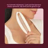 Banana Clip Hair Clips - Volumizing Hair Claw Clips & Hair Styling Accessories for Thick & Thin Hair - Large 6'' Set of 2