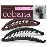 Banana Clip Hair Clips - Volumizing Hair Claw Clips & Hair Styling Accessories for Thick & Thin Hair - Large 6'' Set of 2