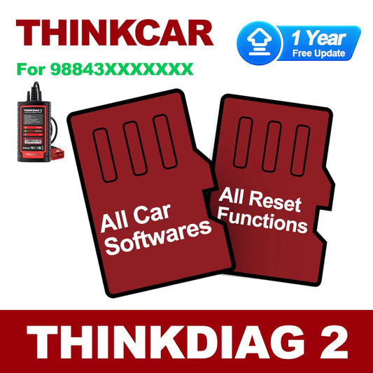 THINKCAR Thinkdiag 1 Year Tcode Software Obd2 Scanner for Auto Car Diagnostic Tools