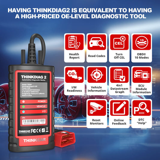 Thinkdiag2 Alle System Bidirektionale Steuerung OBD2 Diagnose Scanner