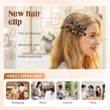 Sparkling Crystal Stone Braided Hair Clips for Women and Girls (Mix, 4PCS)