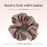 Ultra-Petite Satin Scrunchies for Women - Softer Than Silk Scrunchies | Hair Ties No Damage for Frizz-Free Sleep | Perfect for Day or Night | Ideal Gifts for Women