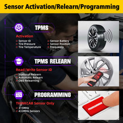 Thinkdiag THINKTPMS G2 TPMS Relearn Tire Reset Tool Work with THINKCAR THINKTOOL PRO/PROS/PROS+