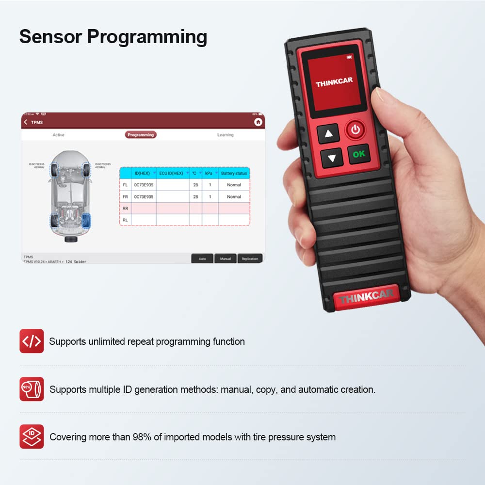 Thinkdiag THINKTPMS G2 TPMS Relearn Tire Reset Tool Work with THINKCAR THINKTOOL PRO/PROS/PROS+