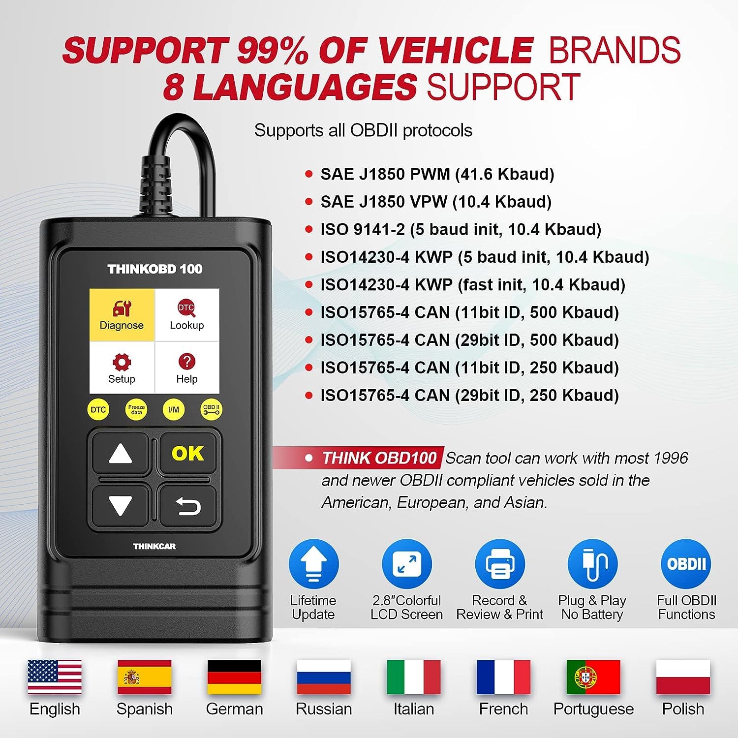 THINKOBD 100 Engine Fault Code Reader