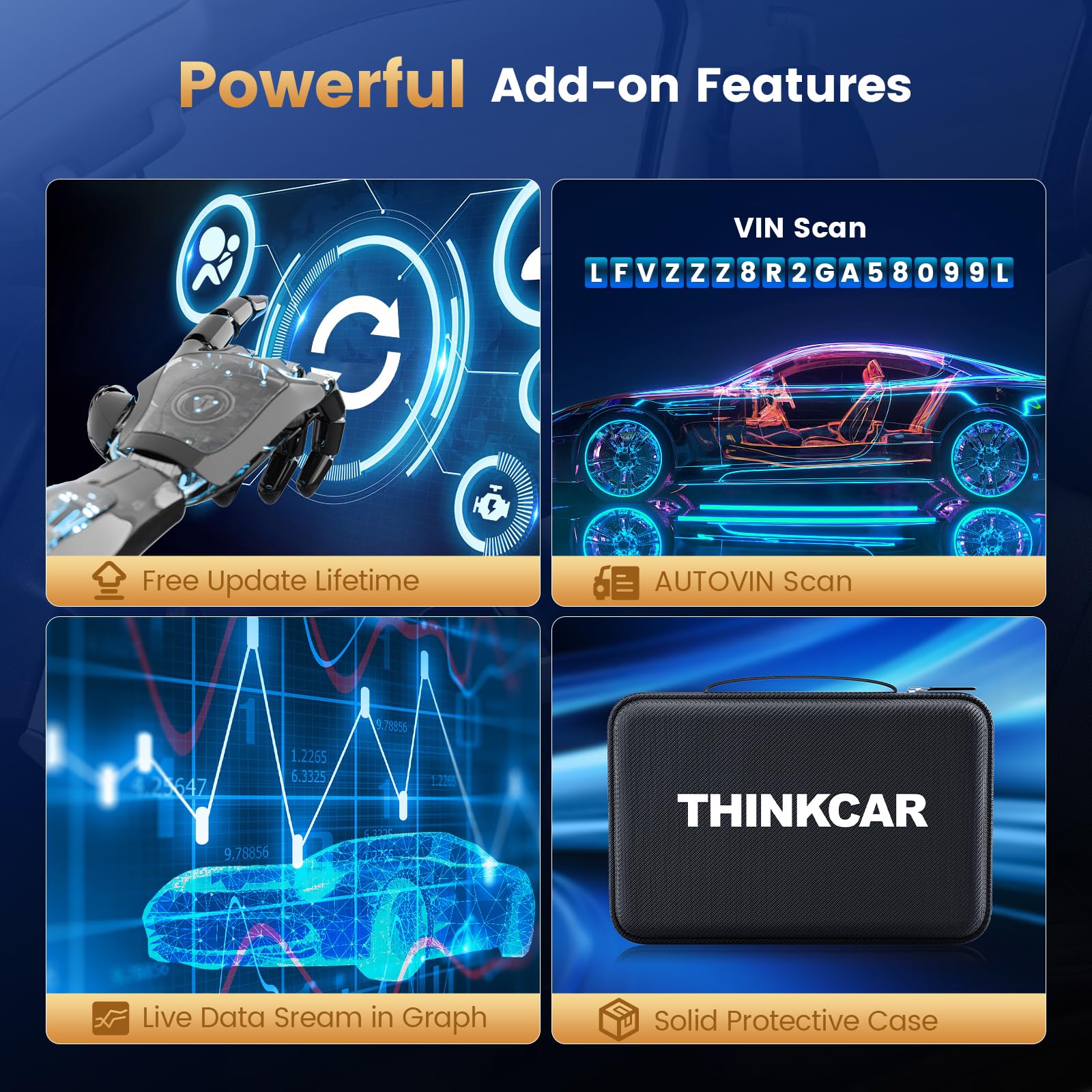 Thinkcar ThinkScan 689 OBD2 Scanner with Full System Diagnose