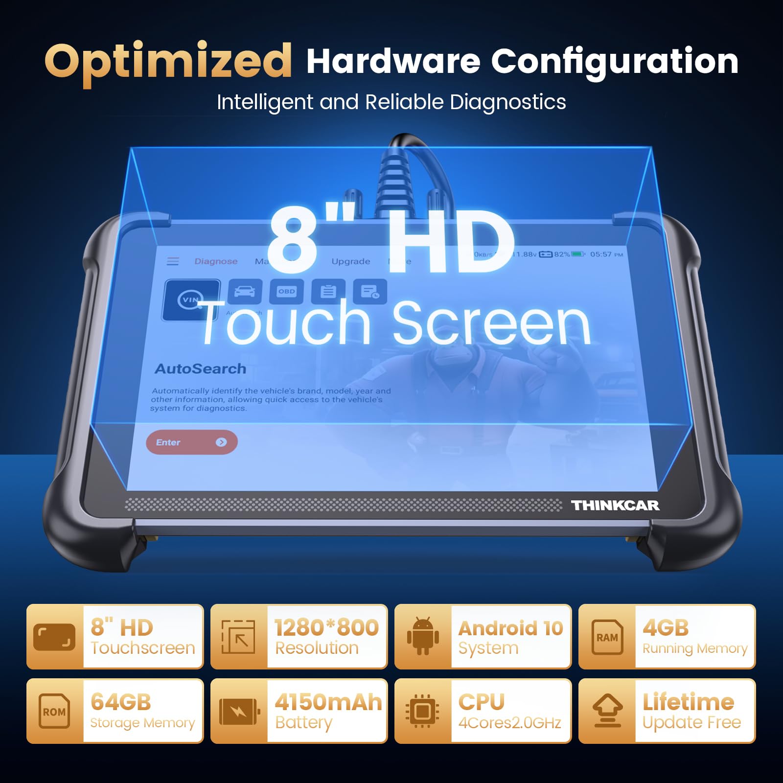 Thinkcar ThinkScan 689 OBD2 Scanner with Full System Diagnose