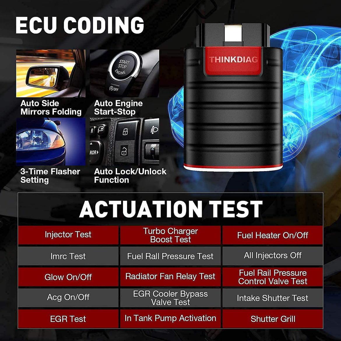 Thinkdiag 2 ThinkCar OBD2 Scanner - 2025 Model, Bidirectional, All Systems, CANFD Thinkcar Thinkdiag - Foto 6