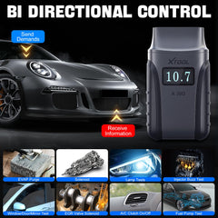 XTOOL A30D Wireless OBD2 Scanner 14 Services, ABS Bleed, Injector Coding, Oil EPB BMS SAS TPMS Reset, for iPhone and Android